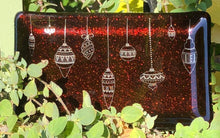 Load image into Gallery viewer, Fused Glass - Sparkly Red Holiday Dish