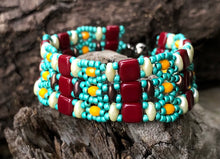 Load image into Gallery viewer, Beaded Bracelet - Southwest Brocade