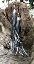 Load image into Gallery viewer, Cattails Leather Earrings - Aura