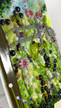 Load image into Gallery viewer, Sunny Meadow Fused Glass Art Panel