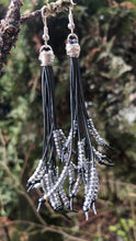Load image into Gallery viewer, Cattails Leather Earrings - Aura