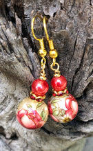 Load image into Gallery viewer, Tensha Bead and Crystal Earrings