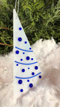 Load image into Gallery viewer, Holiday ornaments - Blue Sparkle