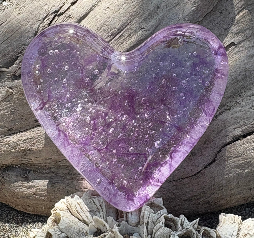 Fused Glass Heart