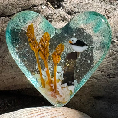 Fused Glass Heart