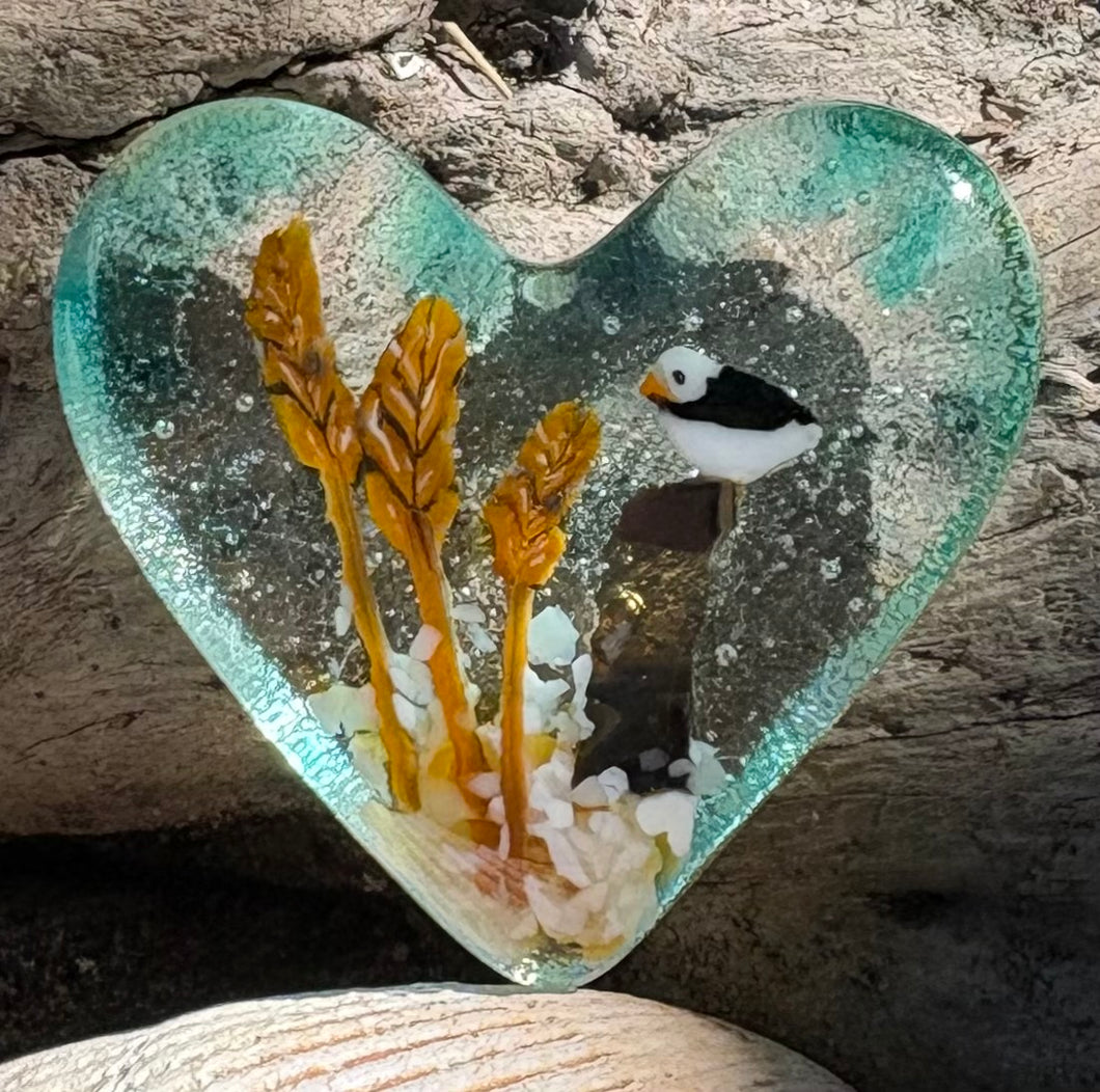 Fused Glass Heart