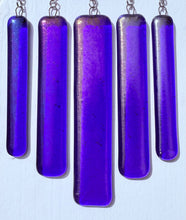 Load image into Gallery viewer, Caribbean Blue Shimmer Wind Chimes