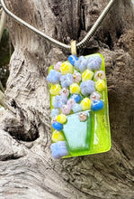 Load image into Gallery viewer, Early Spring Bouquet - Fused Glass Pendant
