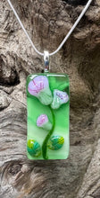 Load image into Gallery viewer, Thistle Bloom - Fused Glass Pendant