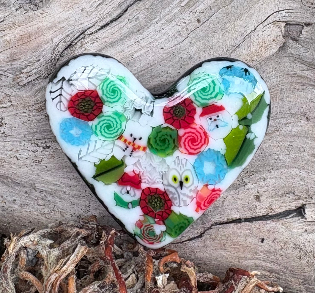Fused Glass Heart