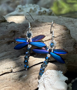 Dragonfly Beaded Earrings