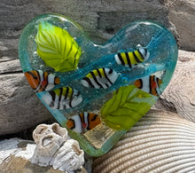 Load image into Gallery viewer, Fused Glass Heart