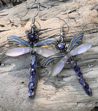 Dragonfly Beaded Earrings