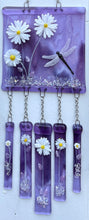Load image into Gallery viewer, Daisies and Dragonflies Wind Chimes
