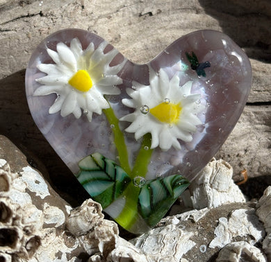 Fused Glass Heart