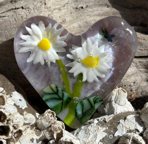 Fused Glass Heart