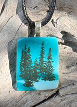 Load image into Gallery viewer, Little Forest on Turquoise Streaky