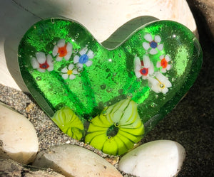 Fused Glass Heart