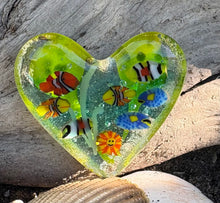 Load image into Gallery viewer, Fused Glass Heart