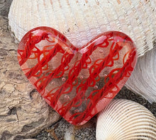 Load image into Gallery viewer, Fused Glass Heart