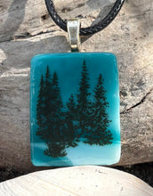 Load image into Gallery viewer, Little Forest on Turquoise Streaky