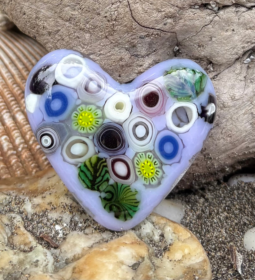 Fused Glass Heart