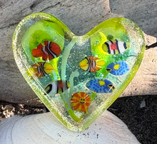 Load image into Gallery viewer, Fused Glass Heart