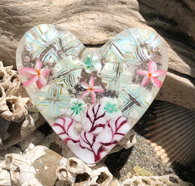 Fused Glass Heart