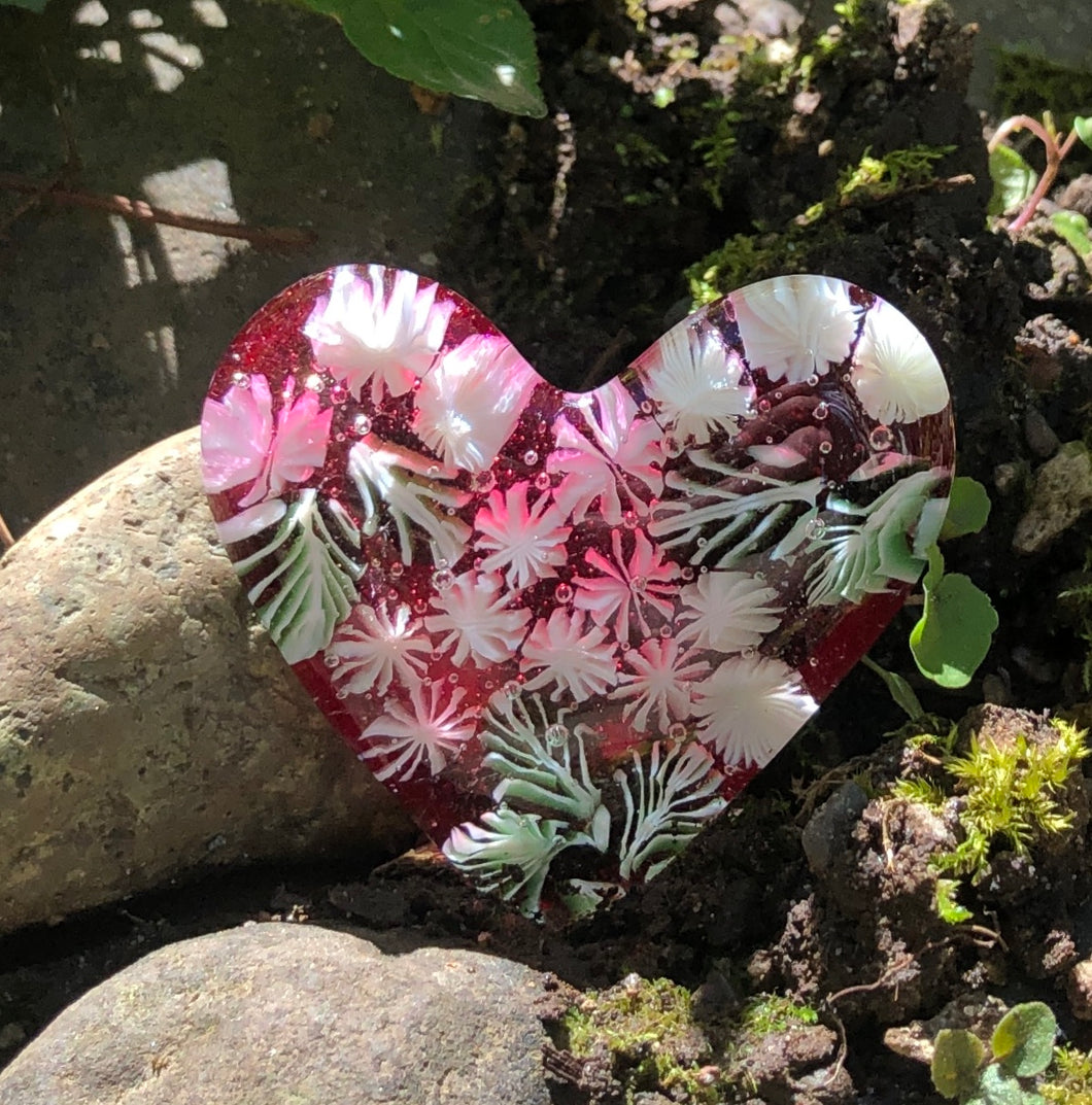 Fused Glass Heart