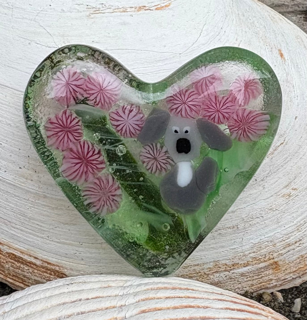 Fused Glass Heart