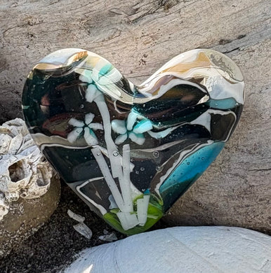 Fused Glass Heart