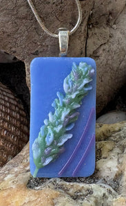 Lavender on Lavender Pendant Necklace