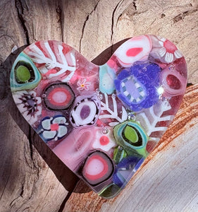Fused Glass Heart