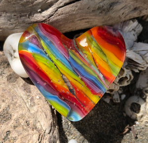 Fused Glass Heart