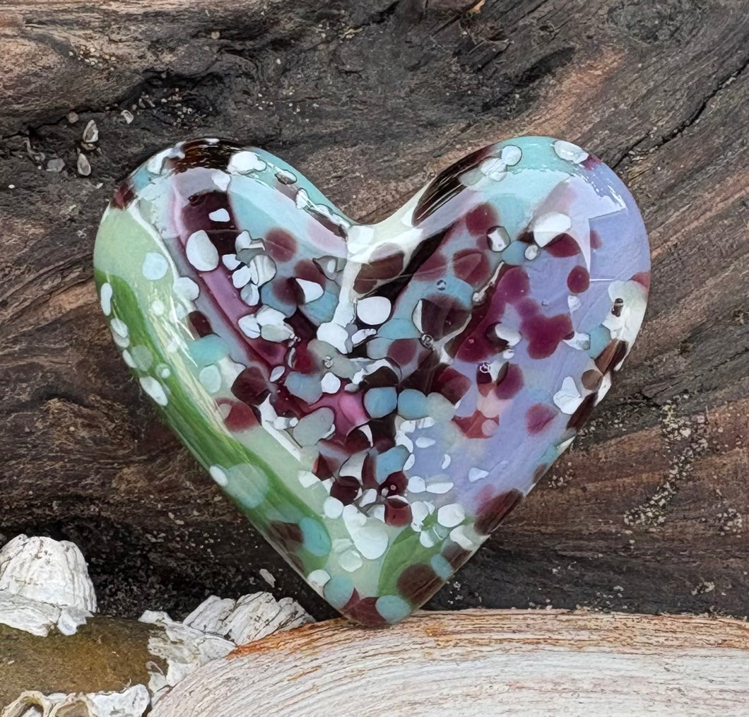 Fused Glass Heart