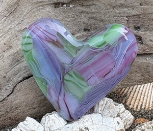 Fused Glass Heart