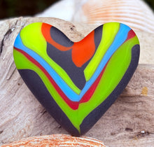 Load image into Gallery viewer, Fused Glass Heart
