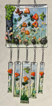 Load image into Gallery viewer, Tiger Lilies and Daisies Wind Chimes