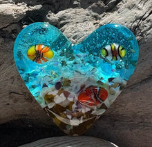 Load image into Gallery viewer, Fused Glass Heart