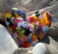 Load image into Gallery viewer, Fused Glass Heart
