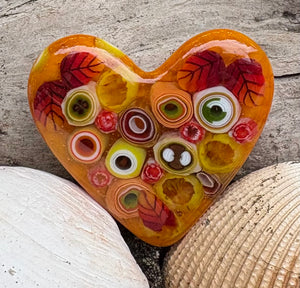 Fused Glass Heart