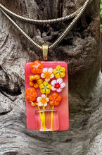 Load image into Gallery viewer, Autumn Bouquet - Fused Glass Pendant