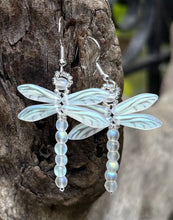 Load image into Gallery viewer, Dragonfly Beaded Earrings