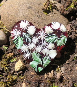 Fused Glass Heart