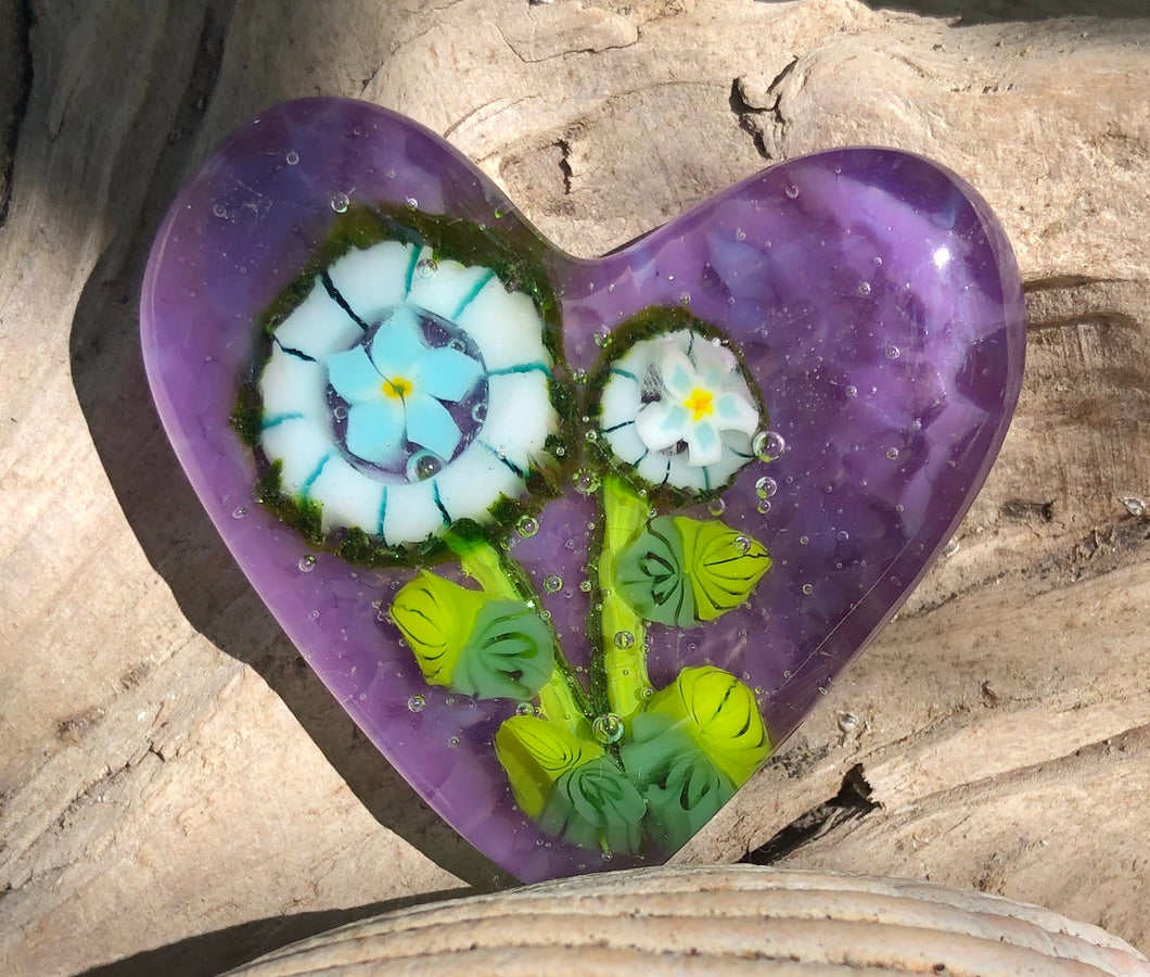 Fused Glass Heart