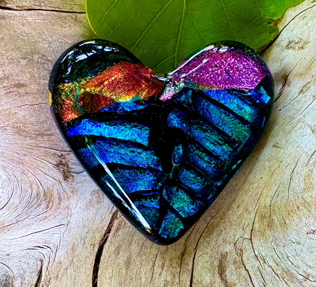 Fused Glass Heart