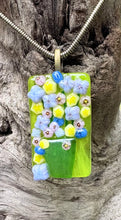Load image into Gallery viewer, Early Spring Bouquet - Fused Glass Pendant