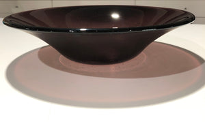 Amethyst 10” Fused Glass Bowl