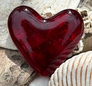 Fused Glass Heart
