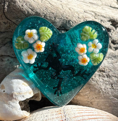 Fused Glass Heart